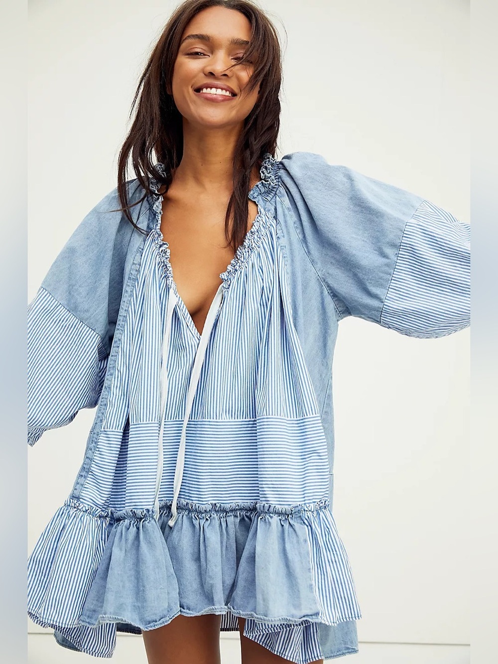 Free People Keegan Tunic Mini Dress